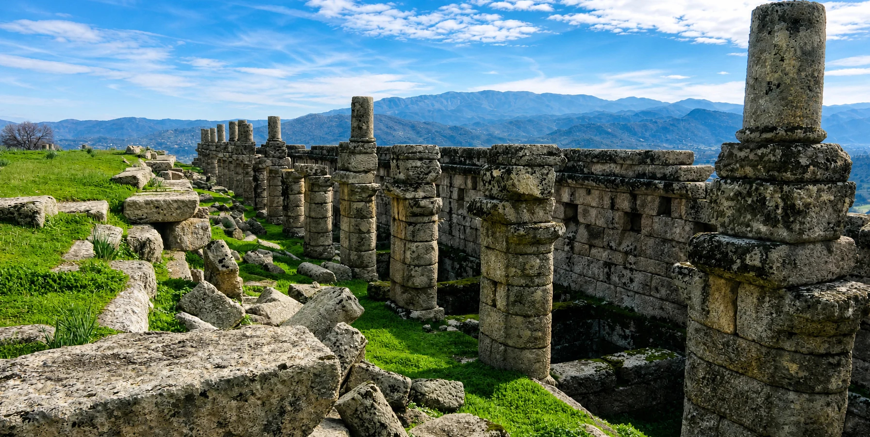 Alinda Ancient City in Karpuzlu Aydın Turkey