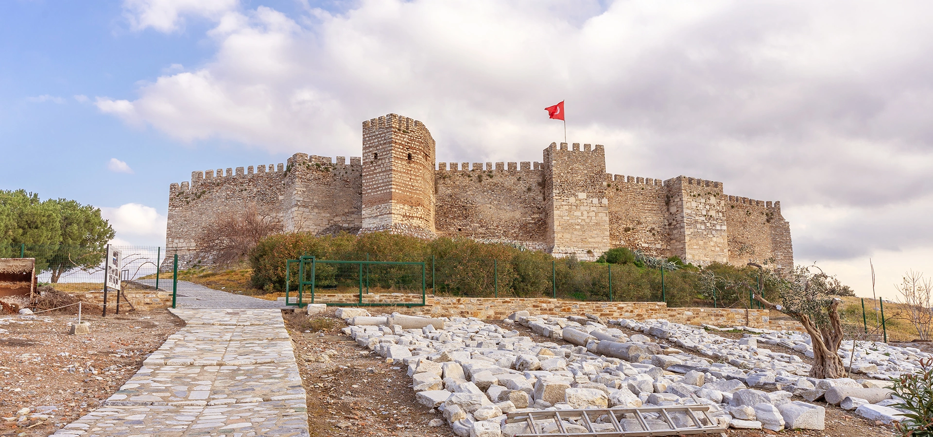 Ayasuluk Castle medieval fortress above Selcuk Turkey