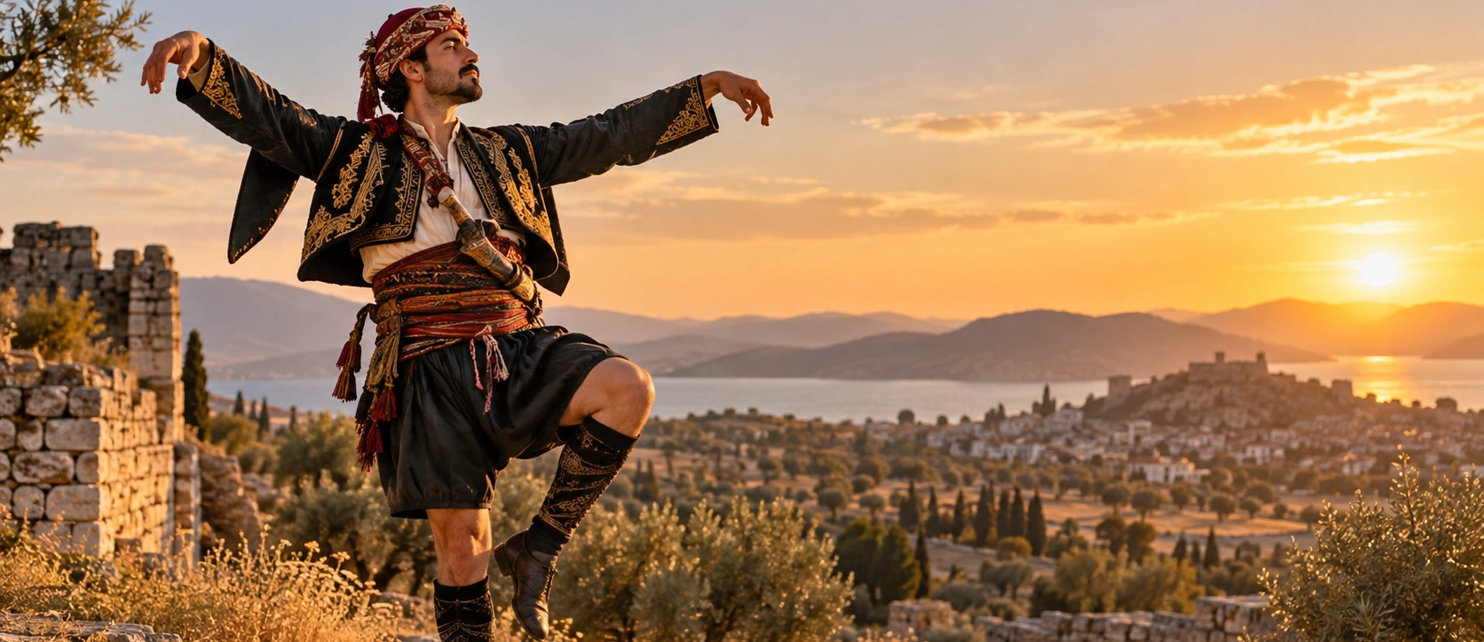 Traditional Aegean zeybek cultural heritage and efe history in Aydın Türkiye