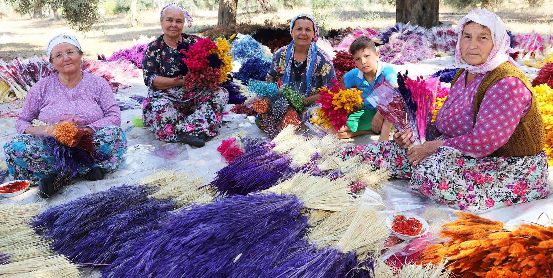 Bayindir Izmir flower nurseries historic town and Kucuk Menderes Valley Turkey