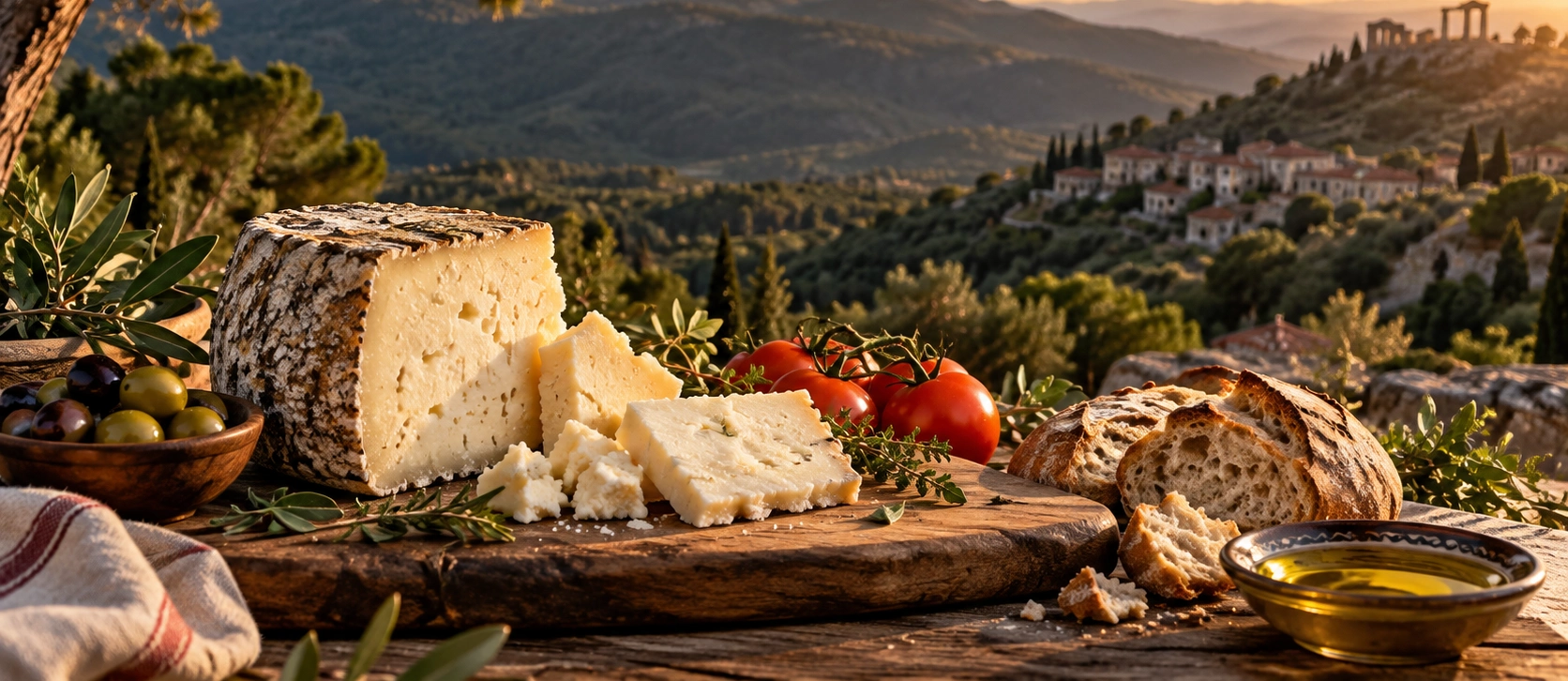 Traditional Bergama Tulum cheese from Bergama and the Kozak Plateau in Izmir Turkey