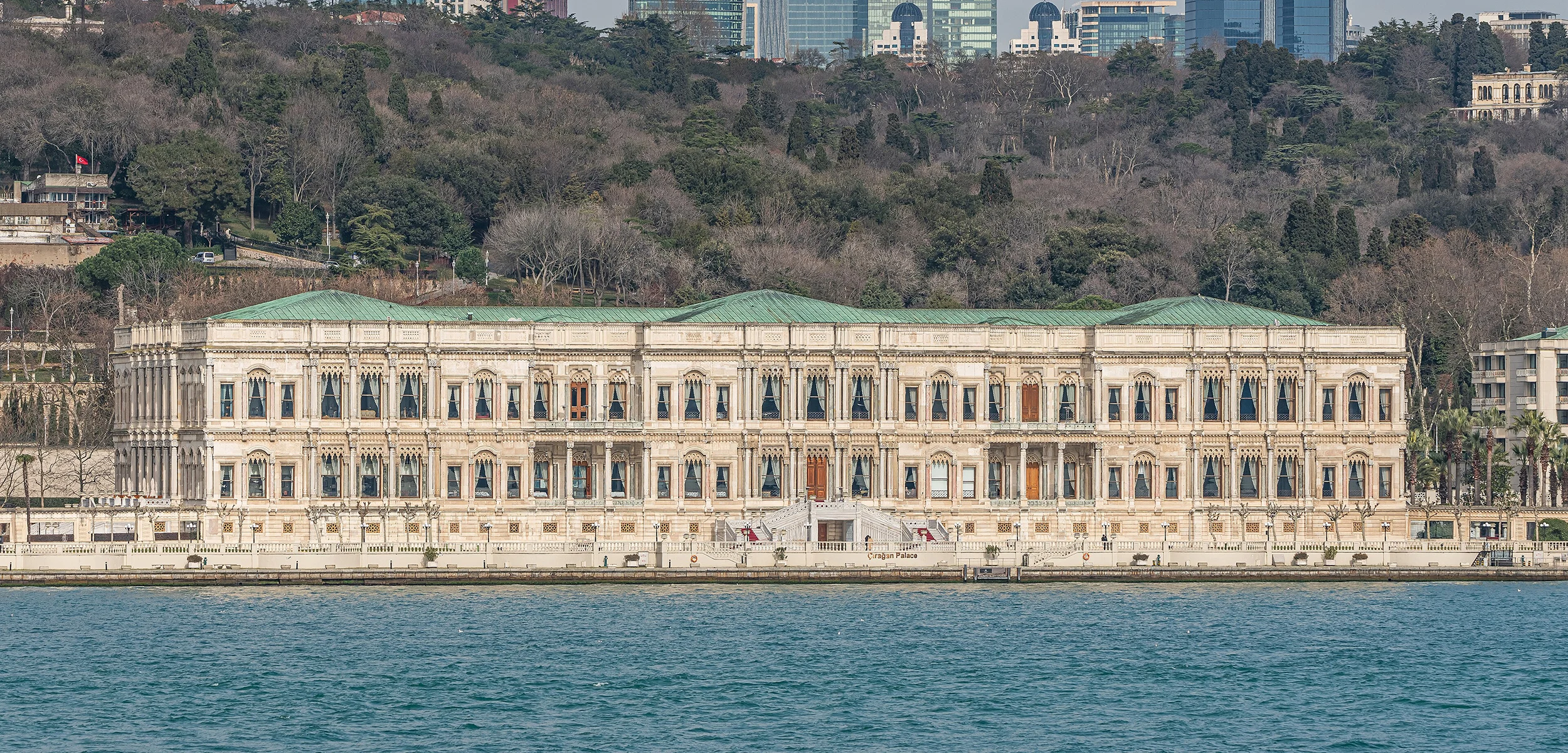 Morning Bosphorus cruise with views of Çırağan Palace and Istanbul waterfront landmarks