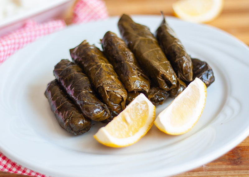 Sarma stuffed vine leaves