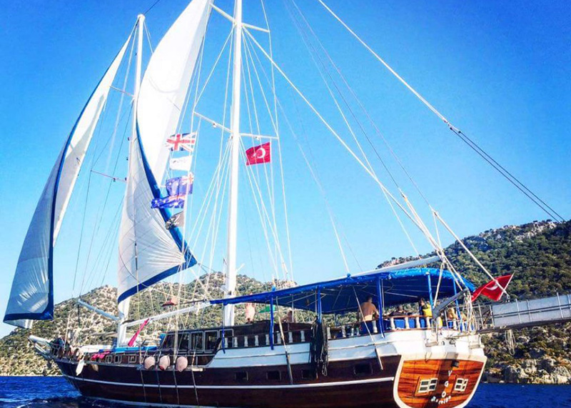 4 Days 3 Nights Olympos to Fethiye Blue Cruise