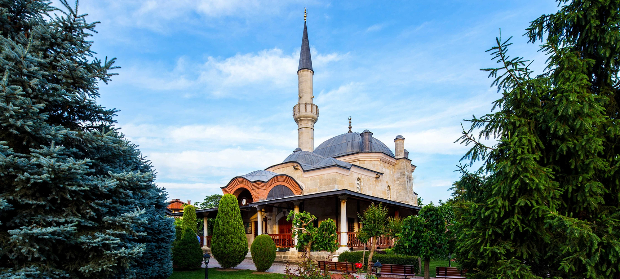 Darulhadis Mosque Edirne Sultan Murad II Ottoman royal tombs Turkey