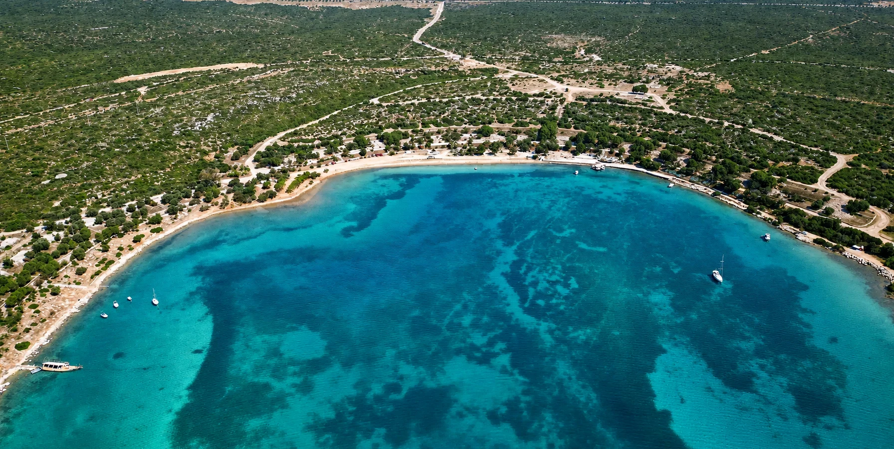 Didim Aegean coast with beaches and historic cultural attractions