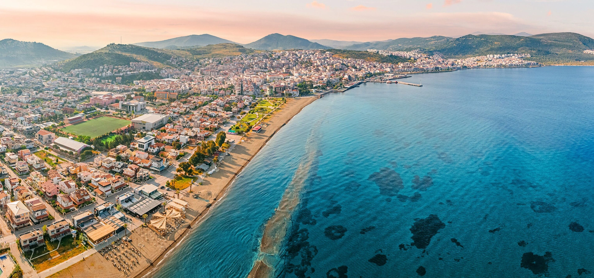 Dikili Izmir North Aegean coast Turkey beaches waterfront