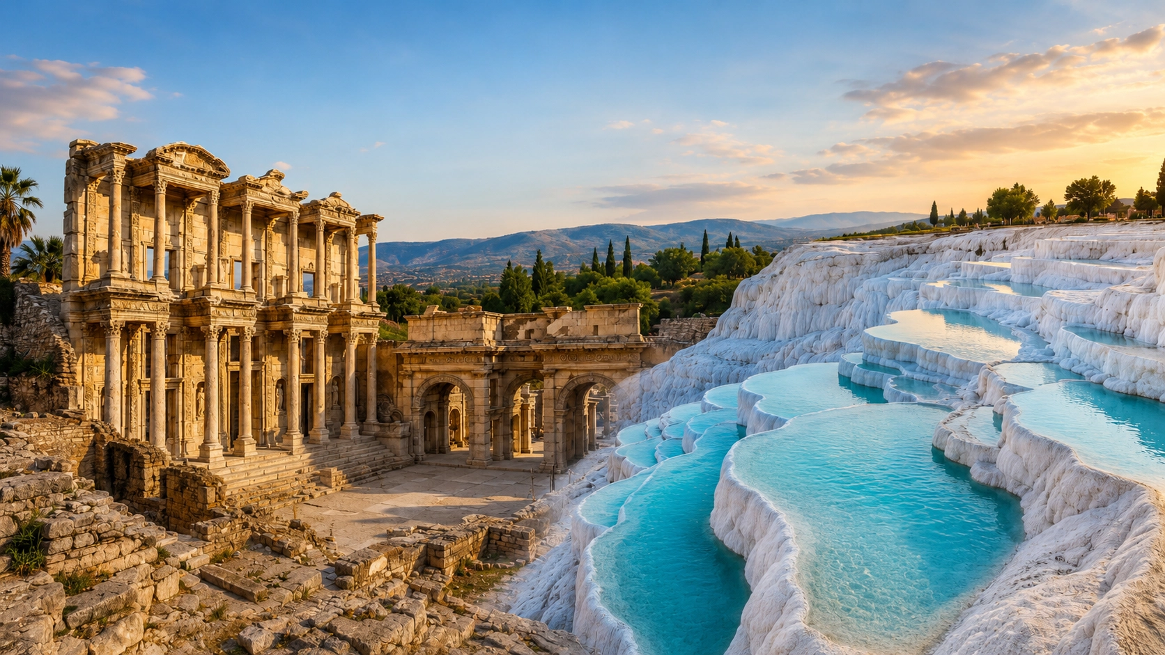 Two day Ephesus and Pamukkale tour from Istanbul by plane