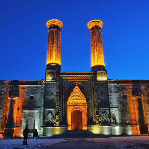 Erzurum heritage, monumental architecture and eastern city landscape