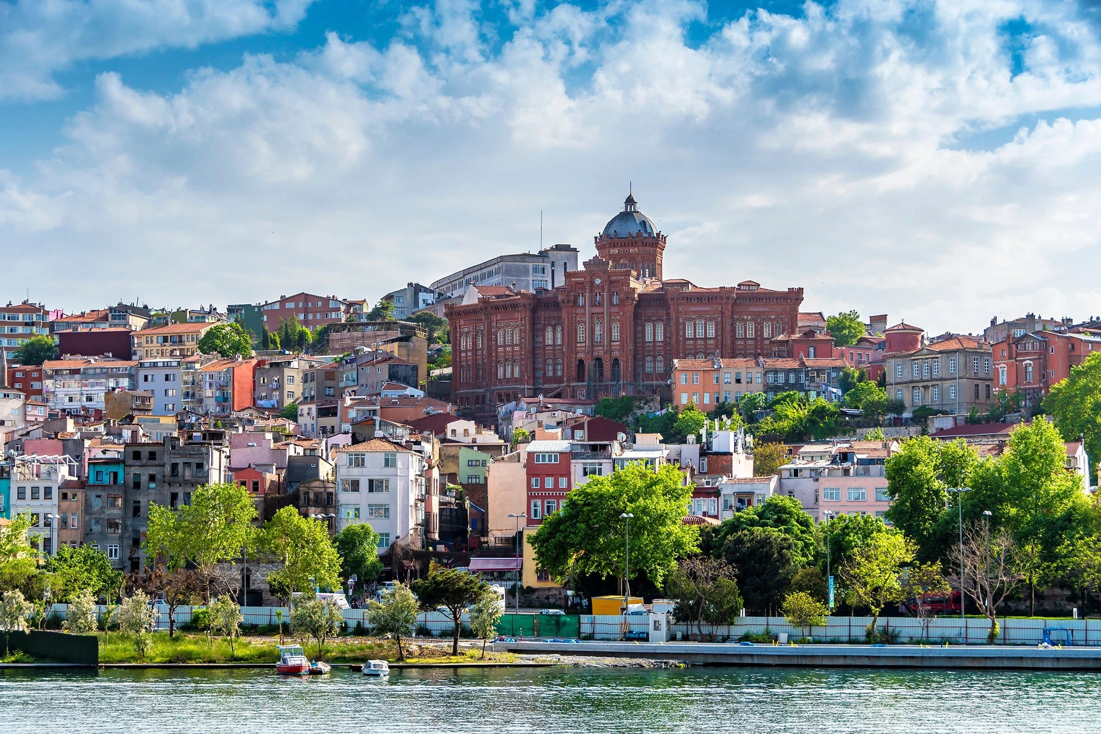 Fener and Balat historic streets churches and colorful houses Istanbul