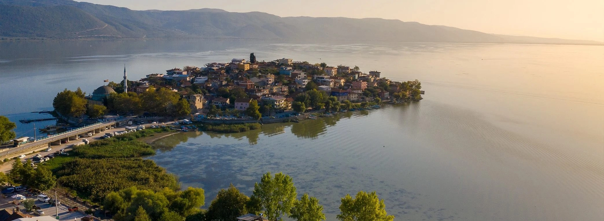 Golyazi village on Lake Uluabat in Bursa