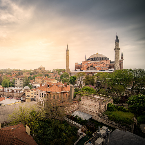 Hagia Sophia Church and Mosque in Istanbul