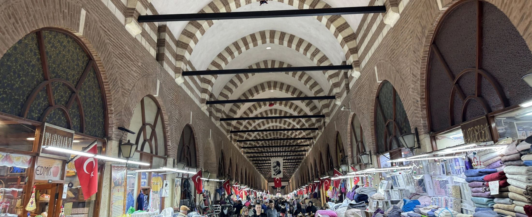 Historic bazaars Edirne Bedesten Ali Pasha Bazaar Selimiye Arasta Ottoman Turkey