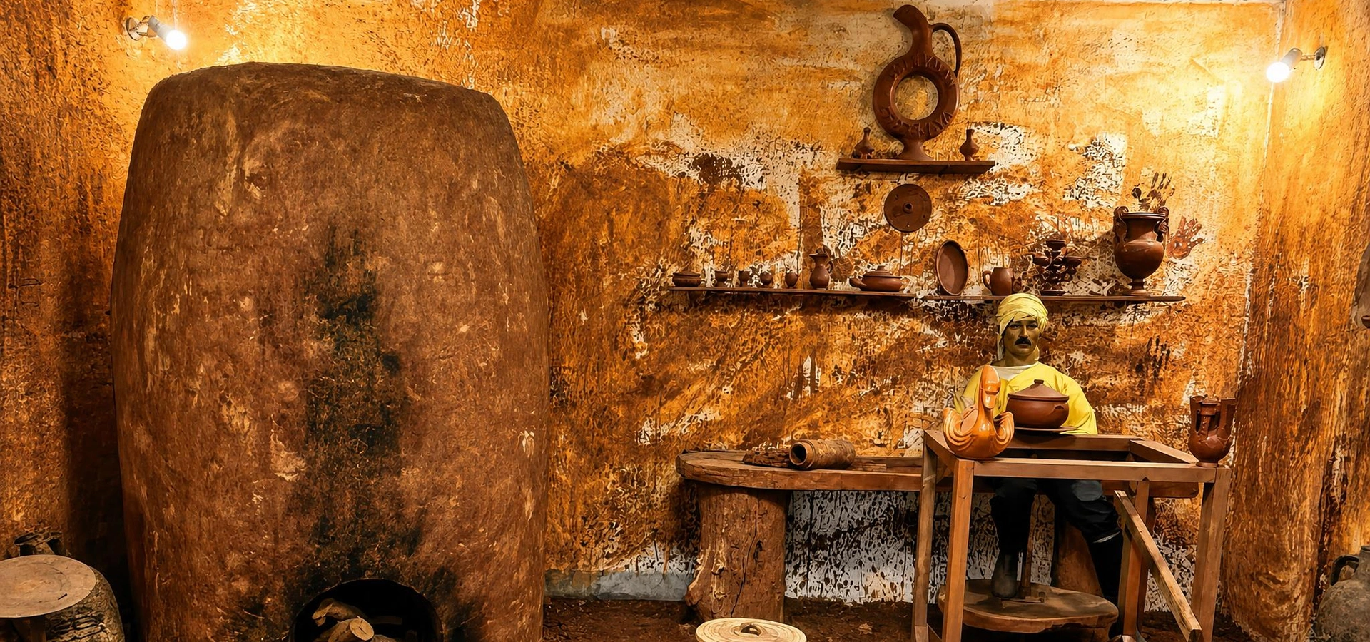 Traditional weaving and regional handicrafts at Karacasu Ethnography Museum in Aydın