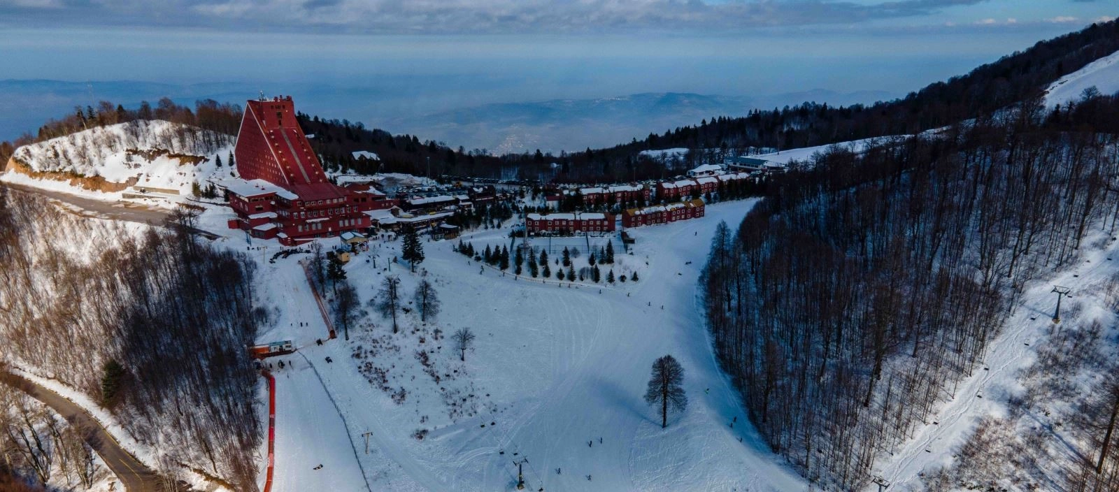 Kartepe Ski Center Kocaeli mountain forest landscape