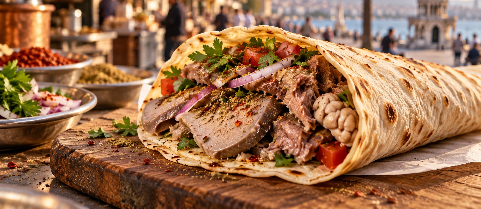 Private Izmir food tour with traditional kelle sogus