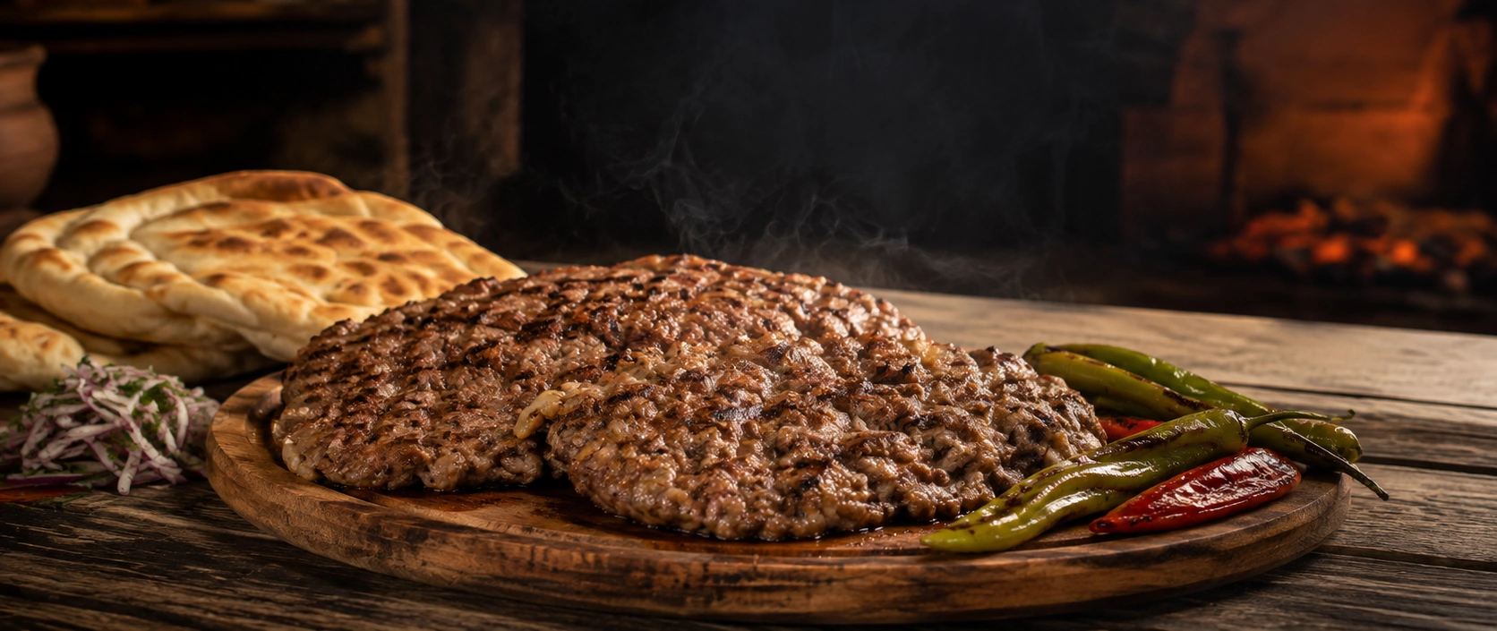 Traditional Keşan Satır Et hand-chopped lamb culinary experience