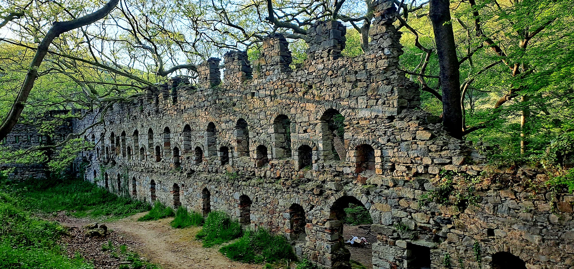 Kirazlı Monastery ruins in the forests of Kapıdağ Peninsula Balıkesir