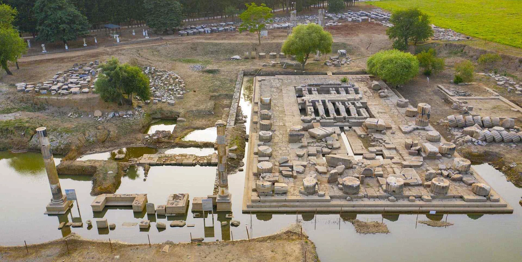 Claros oracle sanctuary Temple of Apollo near Ahmetbeyli Izmir Turkey