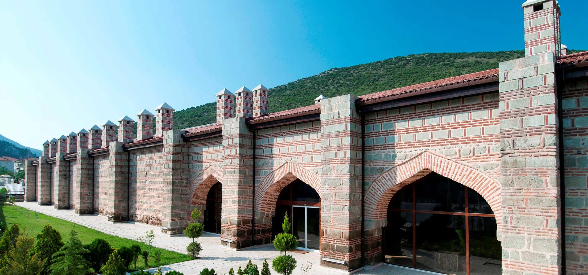 Köprülü Mehmet Pasha Caravanserai in Vezirhan Bilecik Turkey