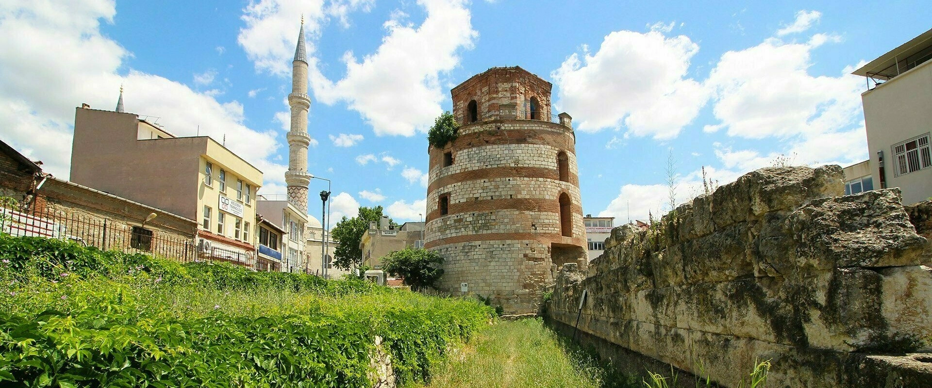Macedonia Tower Museum and archaeological park in Edirne