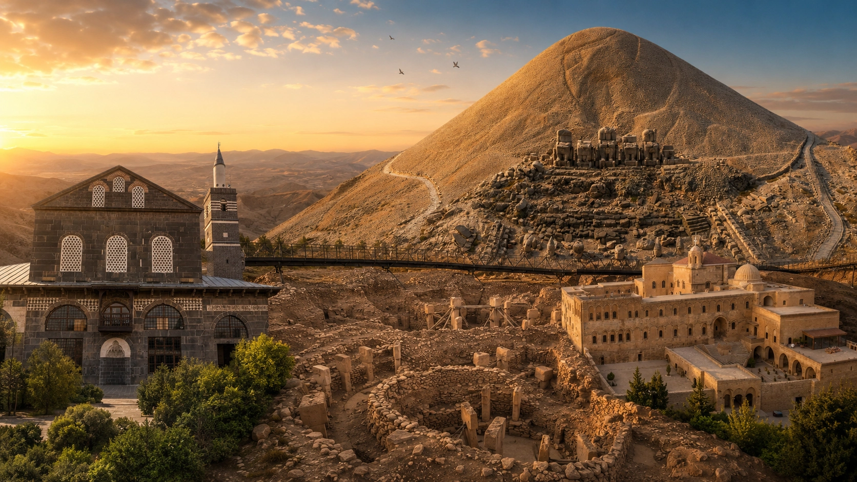 Private Mount Nemrut Gobeklitepe Diyarbakir and Mardin tour from Istanbul