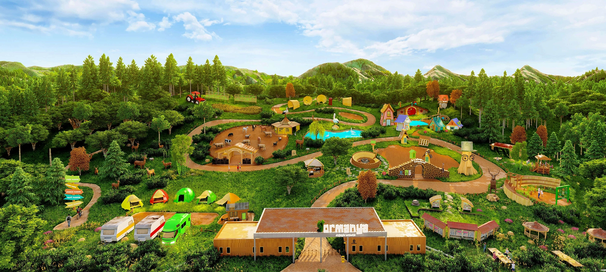 Ormanya Wildlife Park in Kartepe Kocaeli