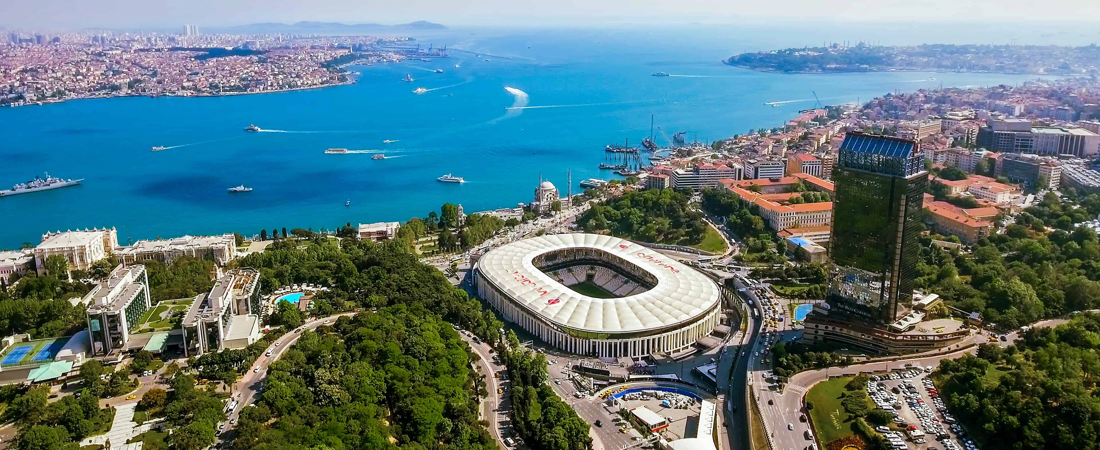 Ortakoy Istanbul Bosphorus waterfront neighborhood and mosque