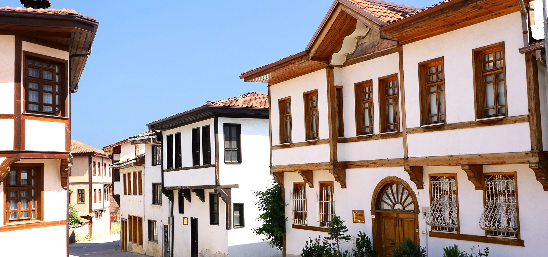 Traditional historic houses in Osmaneli Bilecik Turkey
