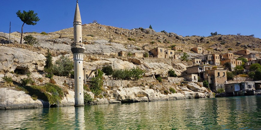 Halfeti on the Euphrates River near Şanlıurfa