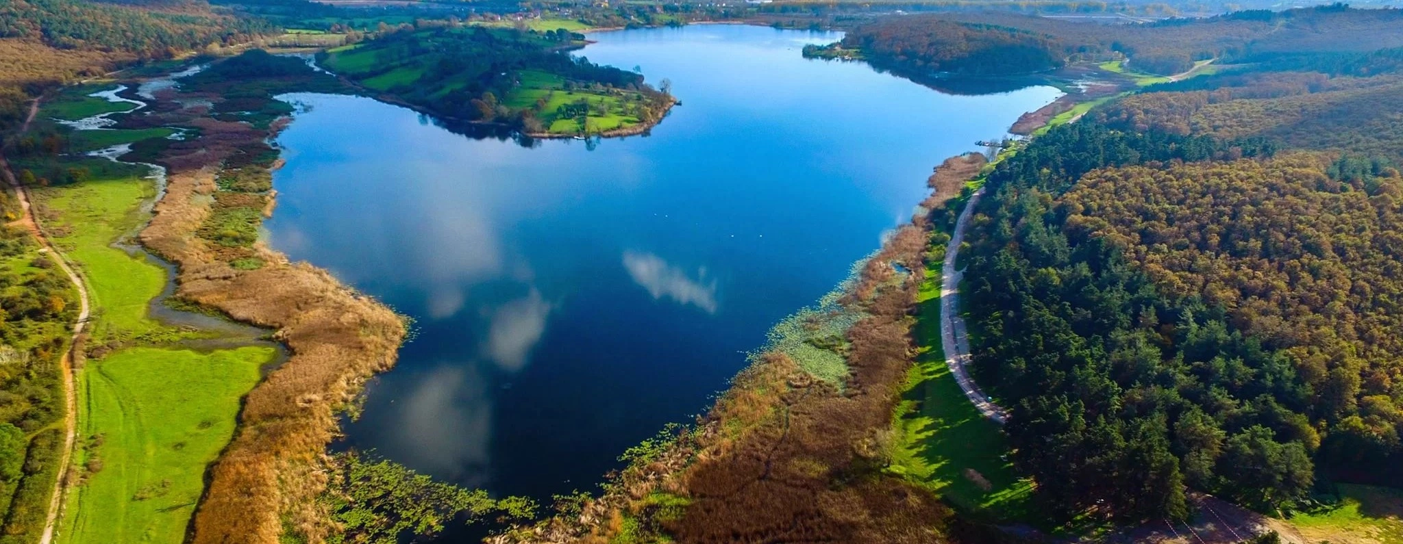 Poyrazlar Lake Nature Park in Sakarya Turkey