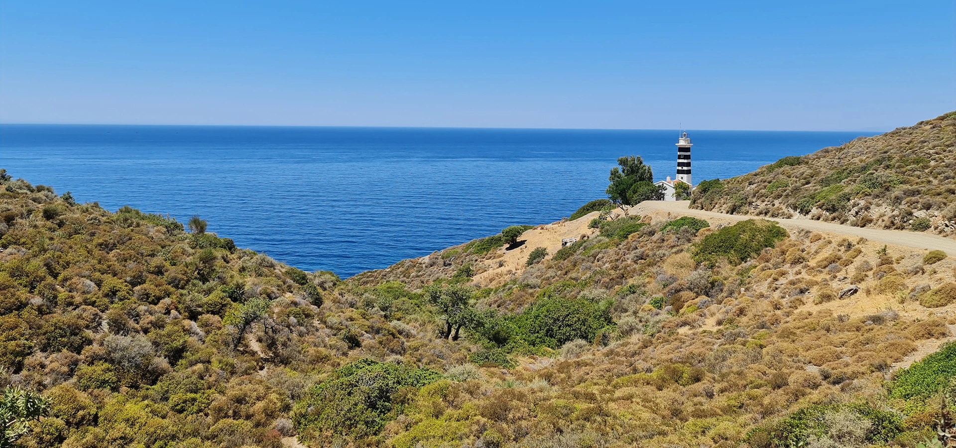 Sarpincik Lighthouse Karaburun Aegean coast Izmir Turkey