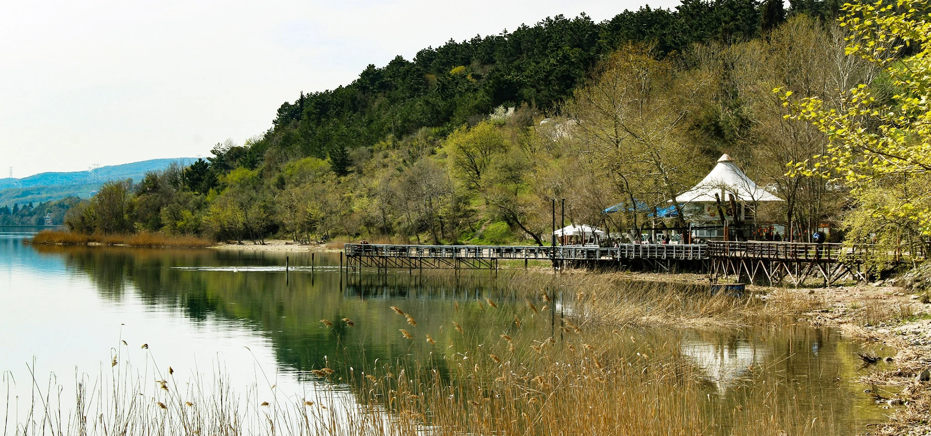 Serdivan Golpark Sapanca Lake shoreline green park Sakarya Turkey