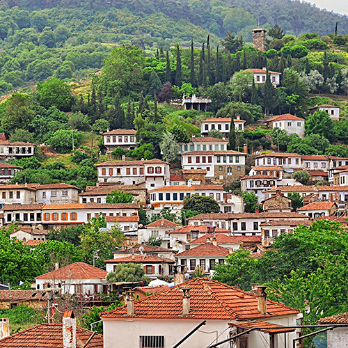Sirince Village traditional houses and streets