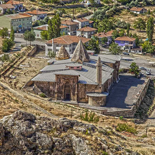 Sivas historical buildings and Anatolian setting