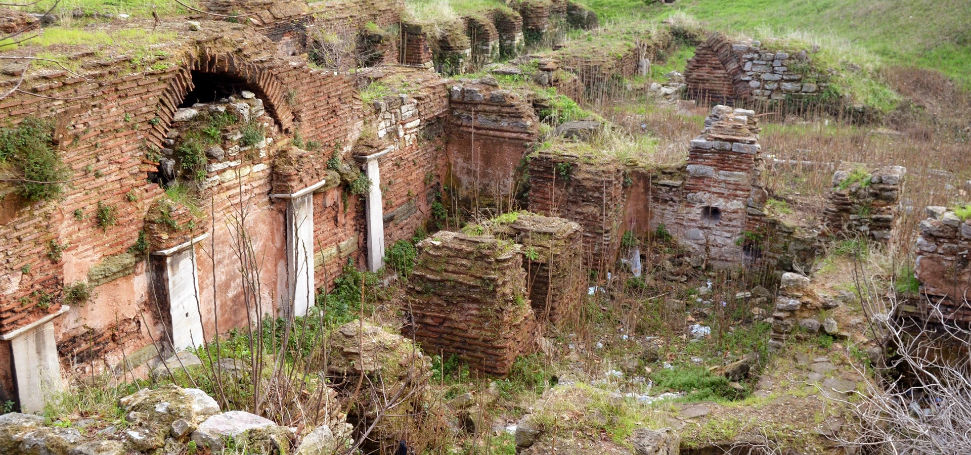St Polyeuktos Church archaeological ruins in Saraçhane Istanbul Turkey