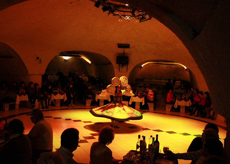 Turkish night show in Cappadocia