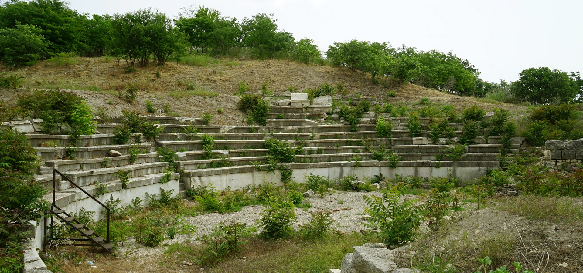 Vize Ancient Theatre Roman archaeology in Turkish Thrace