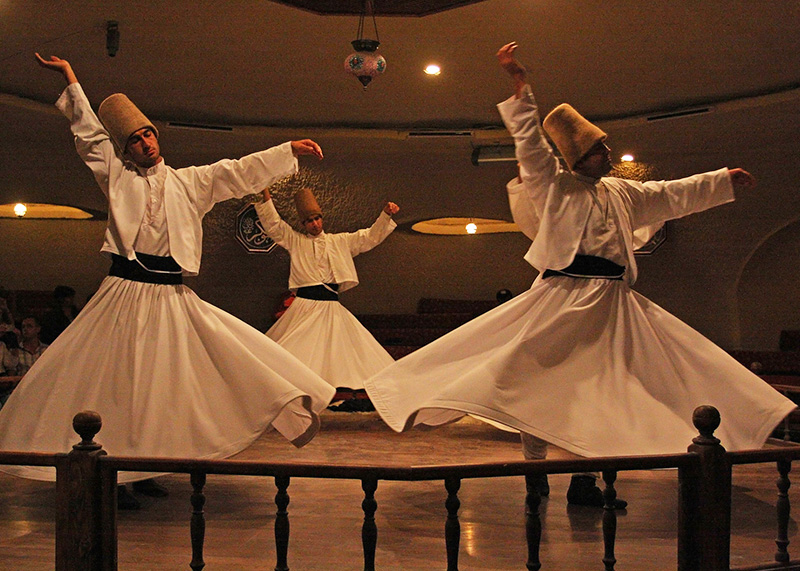 Whirling Dervishes Ceremony in Cappadocia