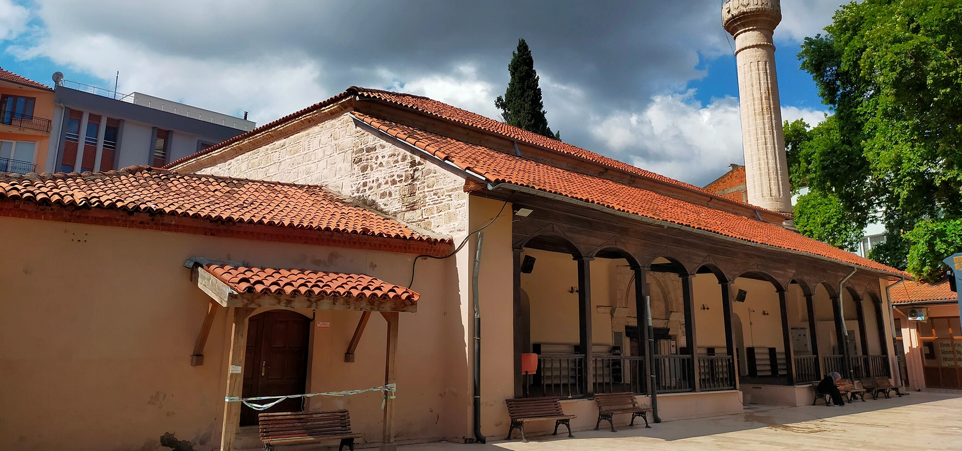 Yıldırım Mosque and historic Ottoman complex in Balıkesir Turkey