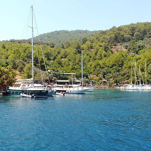 Crucero azul de 4 dias y 3 noches desde Fethiye a Marmaris