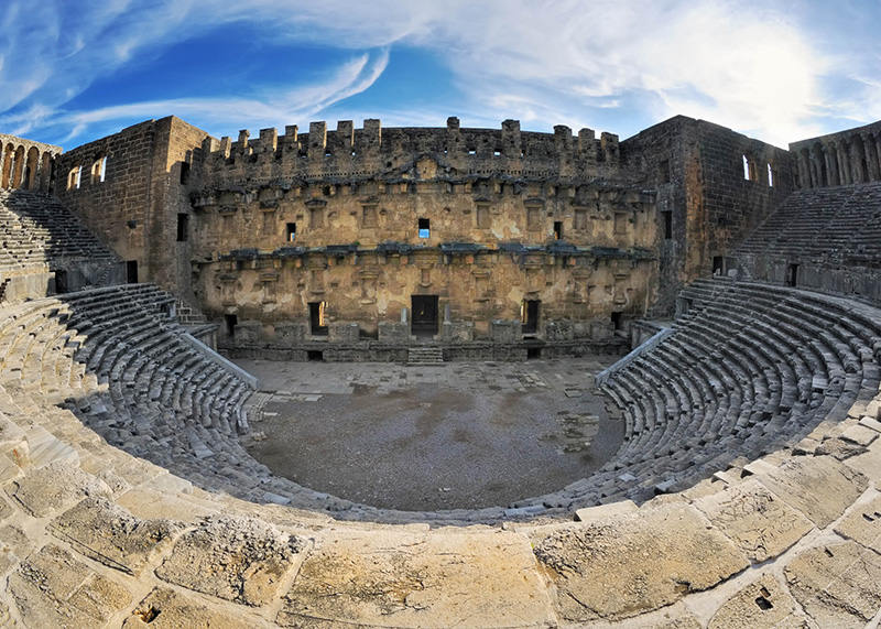 Visite latérale privée de Perge Aspendos
