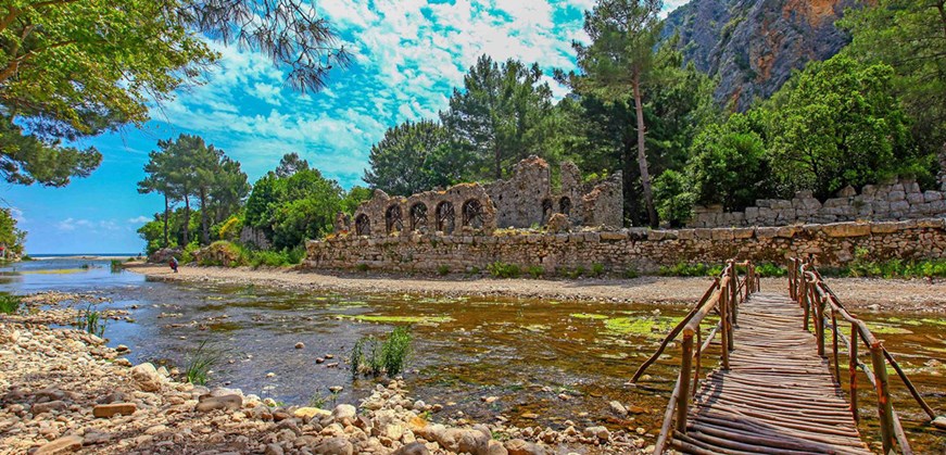 Antike Stadt Olympos
