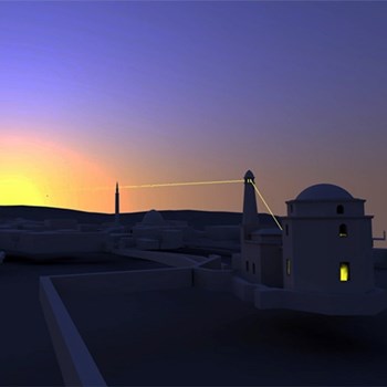 İsmail-Fakirullah-Mausoleum mit einzigartigem Lichtbrechungsmechanismus